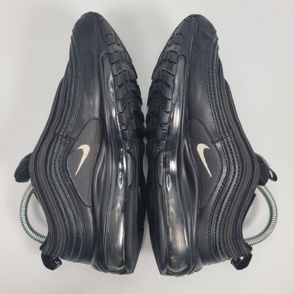 Nike Air Max 97 Triple Black Youth Sneakers 921522-011 US Size 5Y - Picture 6 of 8